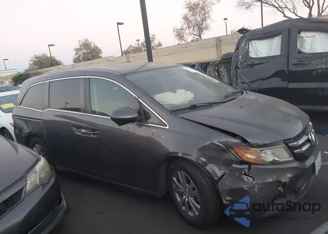 2016 Honda Odyssey Ex-L from USA, damaged, VIN 5FNRL5H6XGB030252